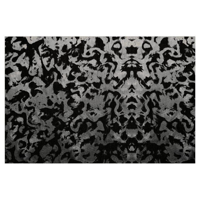 Abstrakte Magie - Silberschwarz Stoff (Fat Quarter (45,7 x 55,9 cm))