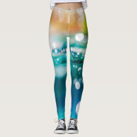 Abstrakte Makro-Leggings