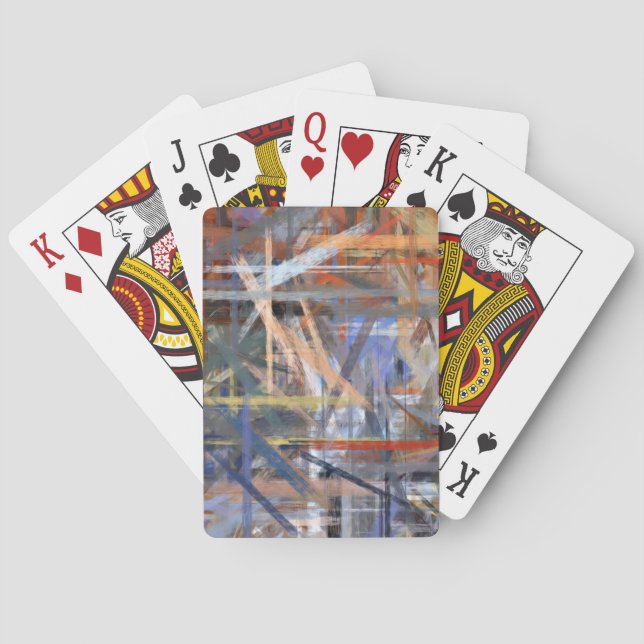 Abstrakte Malerei #4 Spielkarten (Rückseite)