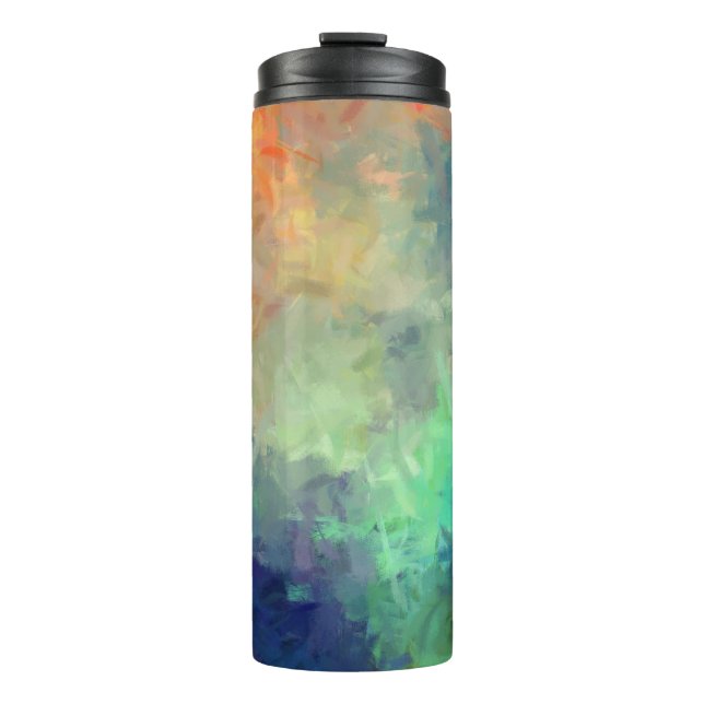 Abstrakte Malerei #5 Thermosbecher (Vorderseite)