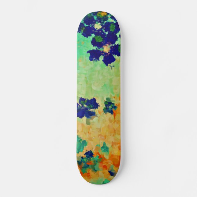 Abstrakte Malerei | Abstrakt Art. 8 Skateboard (Vorderseite)