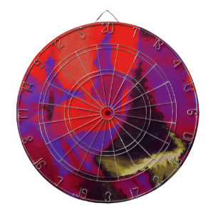 Abstrakte Malerei   Abstrakt Artikel 27 Dartscheibe