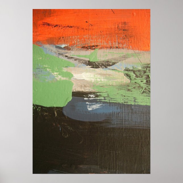 Abstrakte Malerei - Alchimie ii - Poster (Vorne)