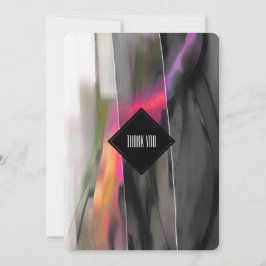 Abstrakte Malerei Danke Geburtstagskarte Einladung