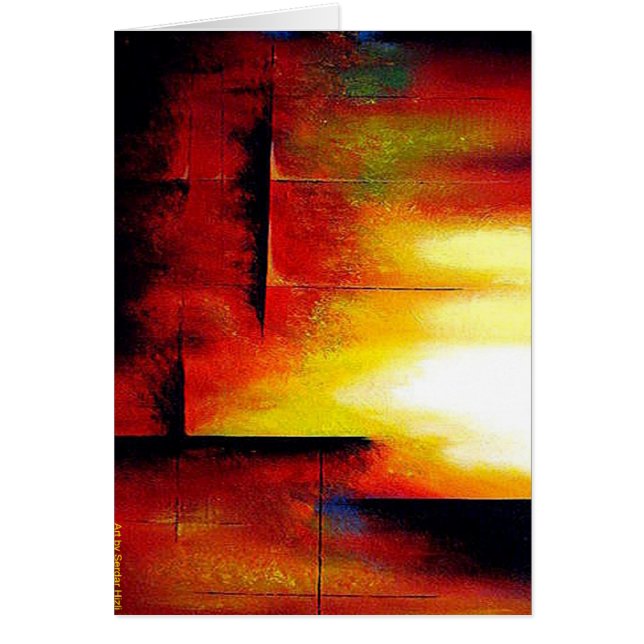 Abstrakte Malerei durch Hizli (Vorne)