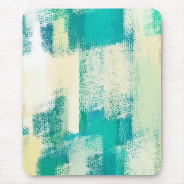 Abstrakte Malerei | Dynamische Farben Mousepad (Vorne)