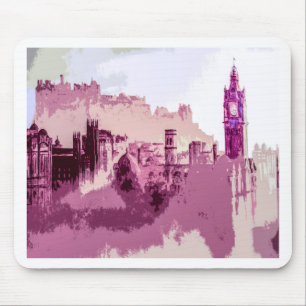 Abstrakte Malerei Edinburgh Hauptstadt Schottland Mousepad