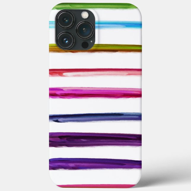 Abstrakte Malerei | Farbige Pinselstriche Case-Mate iPhone Hülle (Rückseite)
