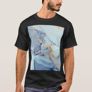 Abstrakte Malerei Hintergrund: farbenfrohe Ölfarbe T-Shirt