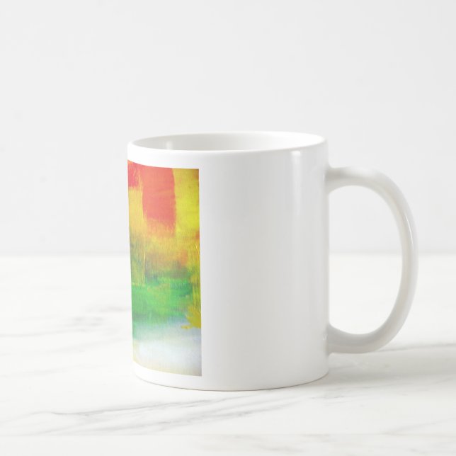 Abstrakte Malerei Kaffeetasse (Rechts)