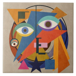 Abstrakte Malerei - Kandinsky Berühmte Kunst Fliese