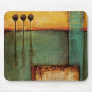 Abstrakte Malerei mit Klavier-Schlüsseln Mousepad