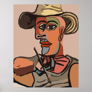 Abstrakte Malerei Poster