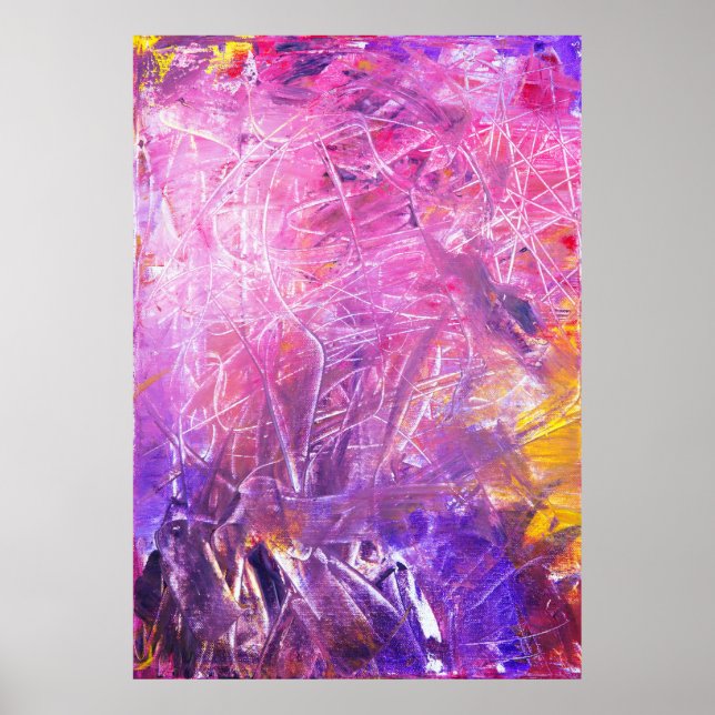 Abstrakte Malerei Poster (Vorne)