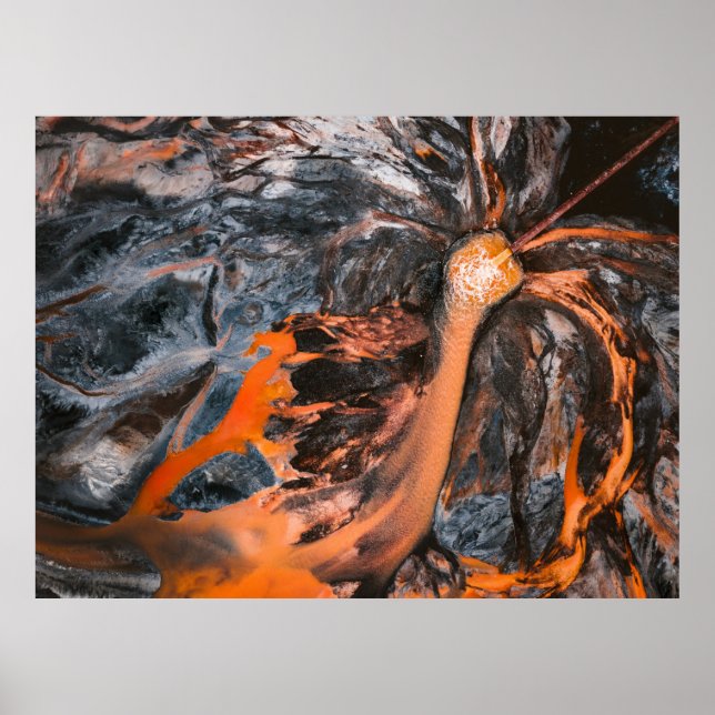 Abstrakte Malerei Poster (Vorne)