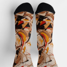 Abstrakte Malerei Socken
