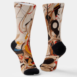 Abstrakte Malerei Socken