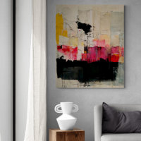 Abstrakte Malerei "Sümpfe". Canvas Print