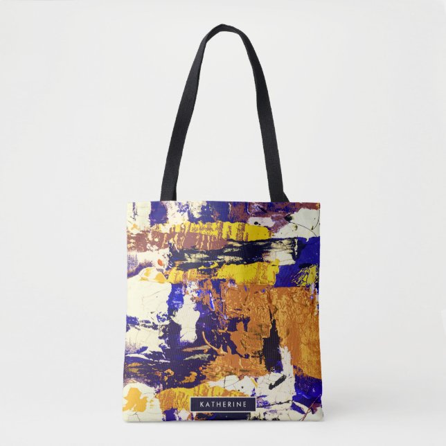 Abstrakte Malerei Tasche (Vorderseite)