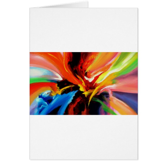 Abstrakte Malerei von Serdar Hizli (Vorne)