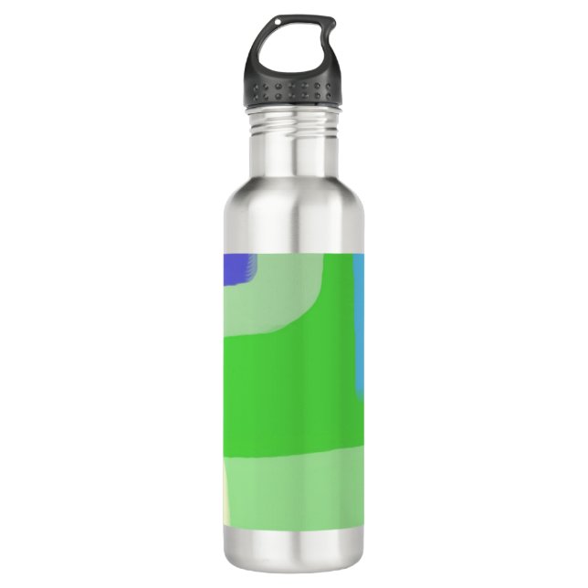 abstrakte Malkunst Edelstahlflasche (Vorderseite)