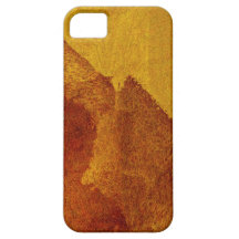 Abstrakte Malkunst in Rot-Gelb