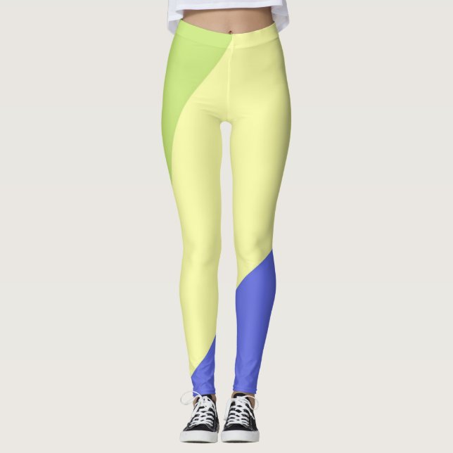 abstrakte Malkunst Leggings (Vorderseite)
