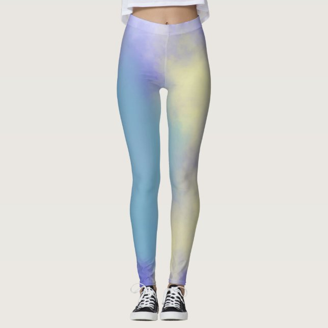 abstrakte Malkunst Leggings (Vorderseite)