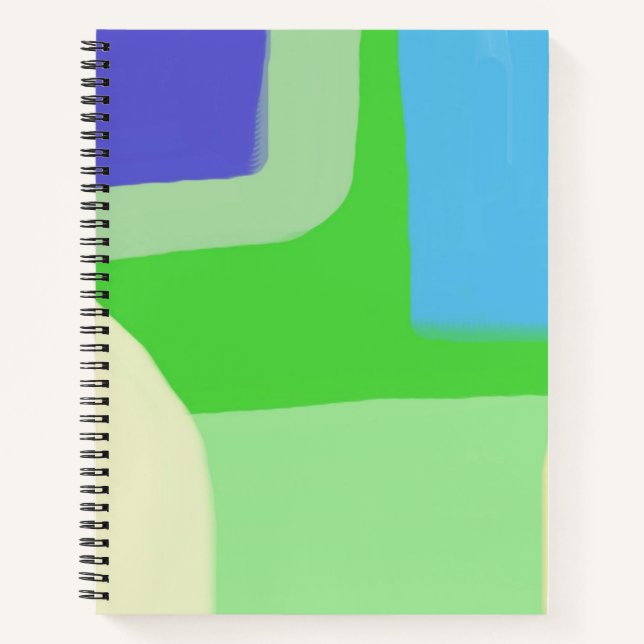abstrakte Malkunst Notizbuch (Vorderseite)