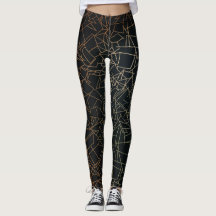 Abstrakte Malmuster Frauen Leggings