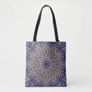 Abstrakte Mandala Ethno Tasche