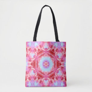 Abstrakte Mandala-Kaleidoskop-Rundformen Tasche