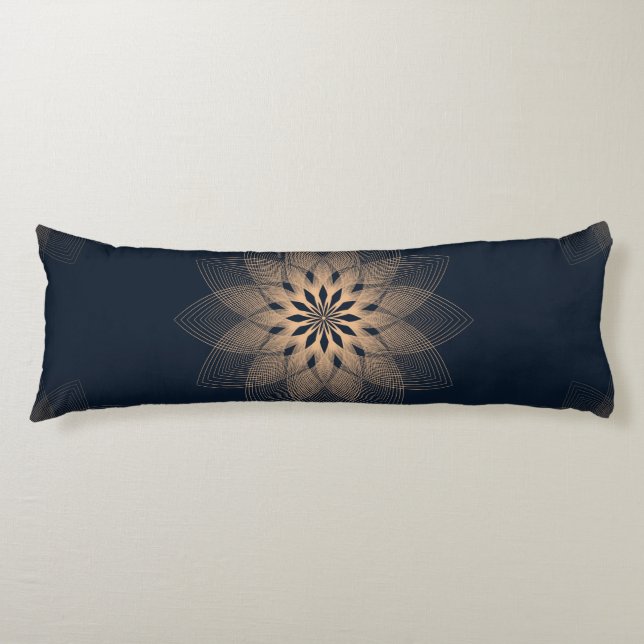 Abstrakte Mandala Seitenschläferkissen (Vorderseite)