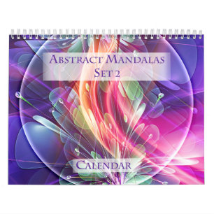 Abstrakte Mandalas Set 2 Kalender