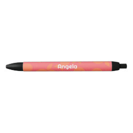 Abstrakte Mandarine rosa und orange Kugelschreiber