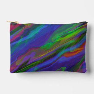 Abstrakte Marmor-Illustration Bunt Süß Zubehörtasche