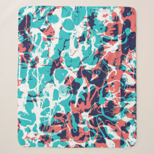 Abstrakte Marmorierte Papierkunst Hintergrund Sherpadecke