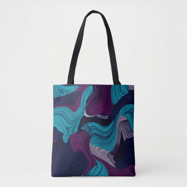 Abstrakte Marmortextur Tasche (Vorderseite)