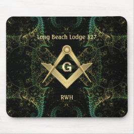Abstrakte Masonic Mit Monogramm Mouse Pad Mousepad