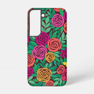 Abstrakte Matisse-Rosen-Schmetterlinge Samsung-Hül Samsung Galaxy Hülle