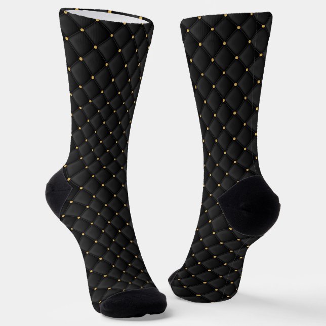 Abstrakte, matte, quadratische Struktur Socken (Gewinkelt)