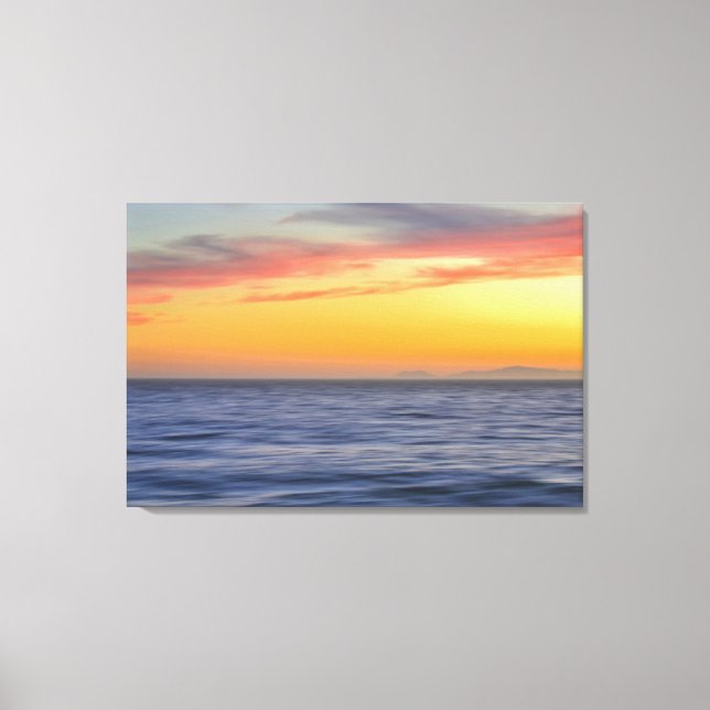 Abstrakte Mauer am Sonnenuntergang Leinwanddruck (Vorderseite)