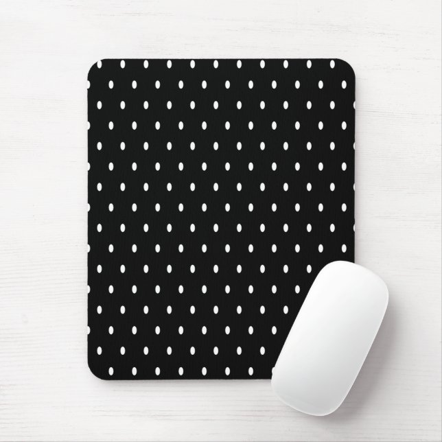 Abstrakte Maus-Pad in Schwarzweiß-Klassik Mousepad (Mit Mouse)