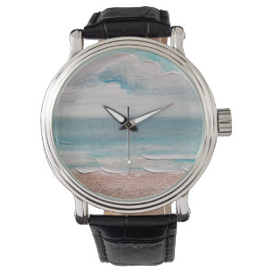 Abstrakte Meereslandschaft Armbanduhr