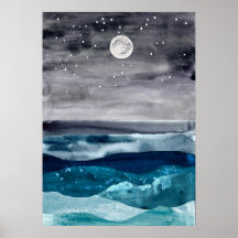 Abstrakte Meereslandschaft Moderne Kunst - Meer