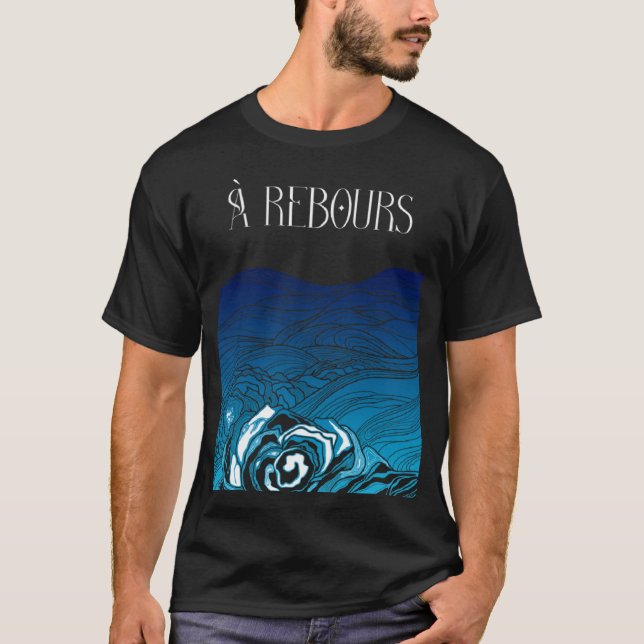 Abstrakte Meereslandschaft T-Shirt (Vorderseite)