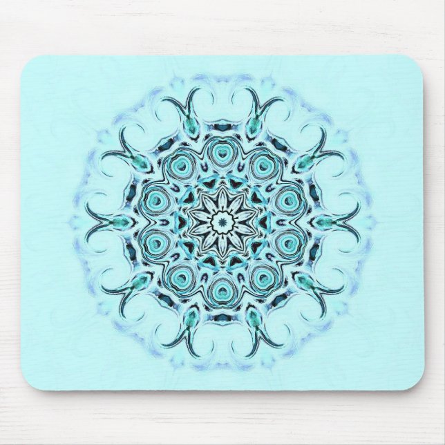 abstrakte Meeresmuschel Mousepad (Vorne)