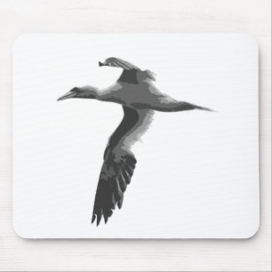 Abstrakte Meeresvögel Mousepad