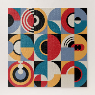 Abstrakte Memphis: Geometrischer Vintager Stil.