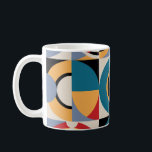 Abstrakte Memphis: Geometrischer Vintager Stil. Kaffeetasse<br><div class="desc">Abstraktes geometrisches Muster.Printdesign im Memphis-Stil.Vintages Design, einfache Linien und Formen mosaikem Hintergrund. Geometrische Melodien, Memphis-Stil auf einer Vintagen Leinwand. Der Stil der geometrischen Memphis strahlt in dieser trendigen, abstrakten Musterdekoration aus. Muster, Kreis, nahtlos, Illustration, abstrakt, rund, Hintergrund, geometrisch, Textur, Dekoration, Mode, Vintag, Poster, Retro, Kreativität, Luxus, Stoff, bunt, Ornament, modern...</div>